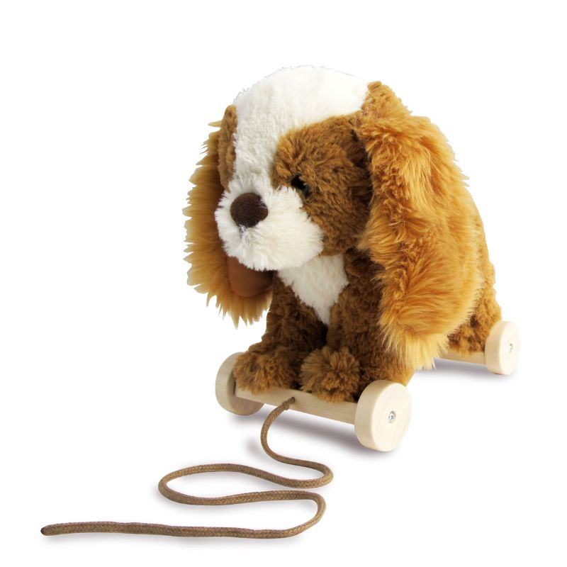 Little Bird Told Me Peanut Pup Pull Along Toy