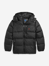 Ralph Lauren Boys Down Padded Puffer Jacket in Black