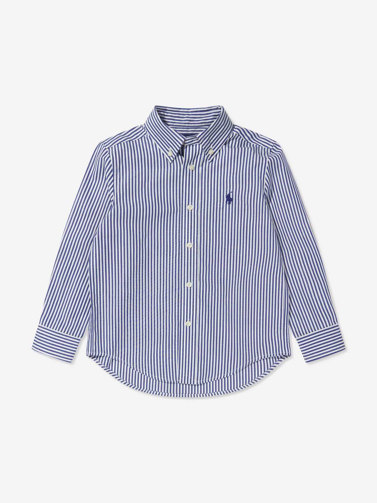 Ralph Lauren Boys Striped Shirt in Blue
