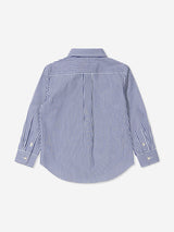 Ralph Lauren Boys Striped Shirt in Blue