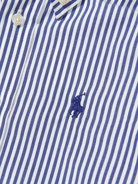 Ralph Lauren Boys Striped Shirt in Blue