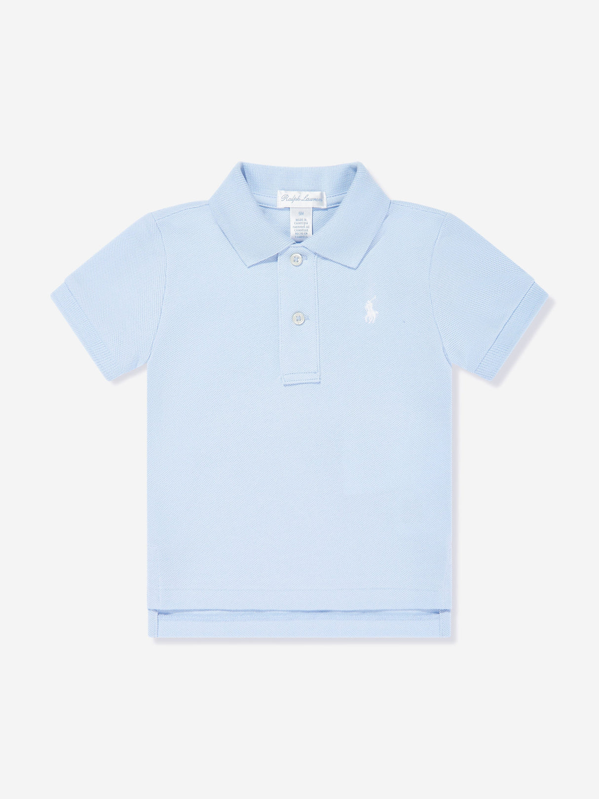 Ralph Lauren Baby Boys Logo Polo Shirt in Blue