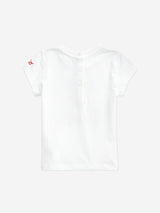 Ralph Lauren Baby Girls Bear T-Shirt in White