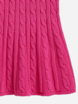 Ralph Lauren Baby Girls Classic Cable Day Dress in Pink