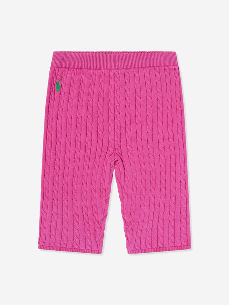 Ralph Lauren Baby Girls Cardigan and Pants Set in Pink