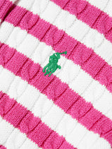 Ralph Lauren Baby Girls Cardigan and Pants Set in Pink