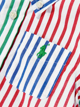Ralph Lauren Baby Boys Striped Poplin Shirt in Multicolour