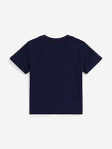 Ralph Lauren Baby Boys Equestrian Bear T-Shirt in Navy
