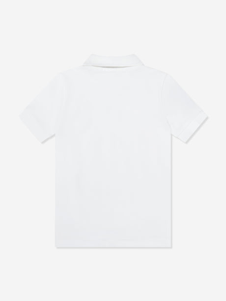 Ralph Lauren Boys Logo Polo Top in White