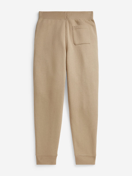 Ralph Lauren Boys Logo Joggers in Beige
