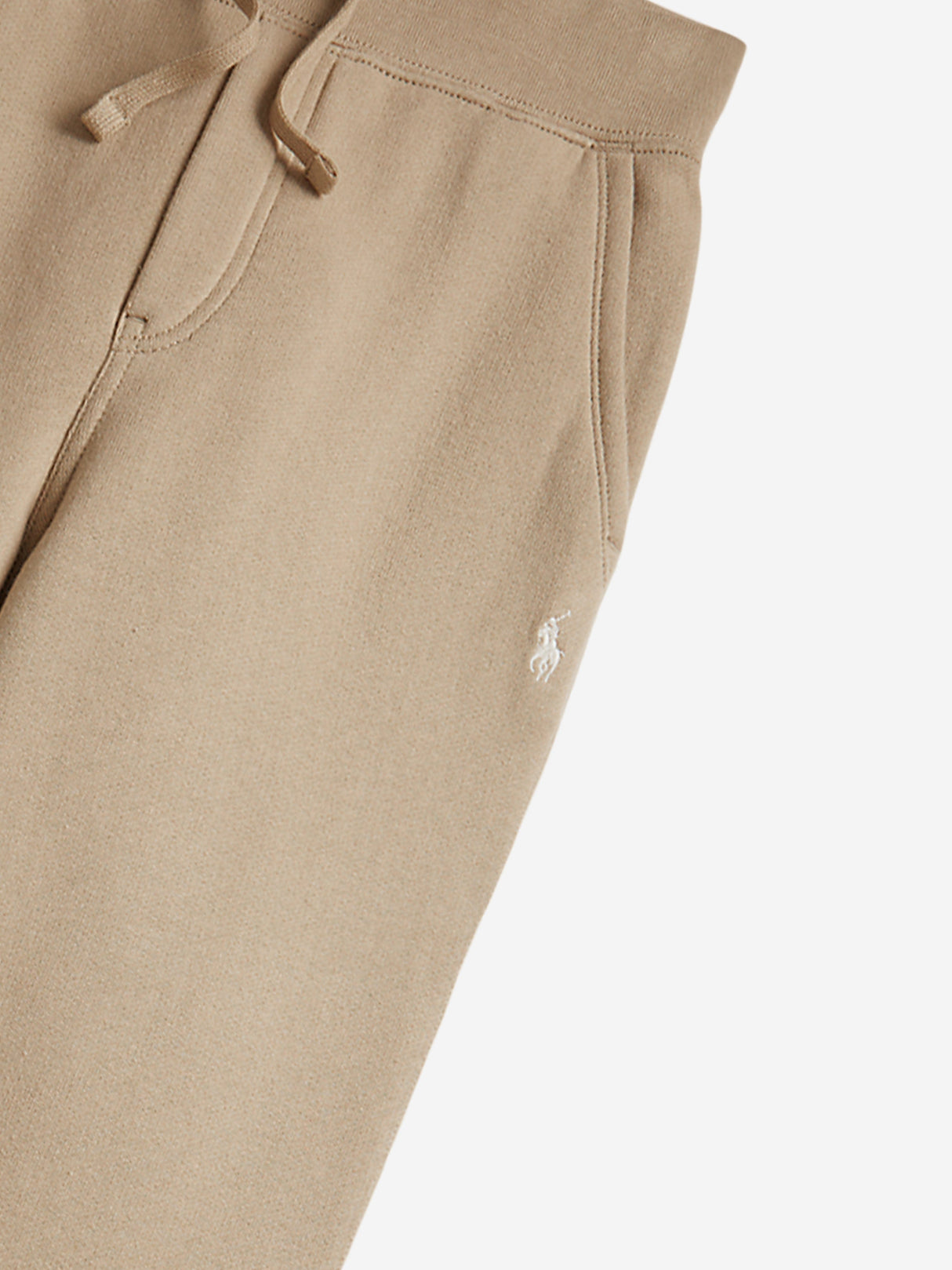 Ralph Lauren Boys Logo Joggers in Beige
