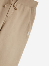 Ralph Lauren Boys Logo Joggers in Beige