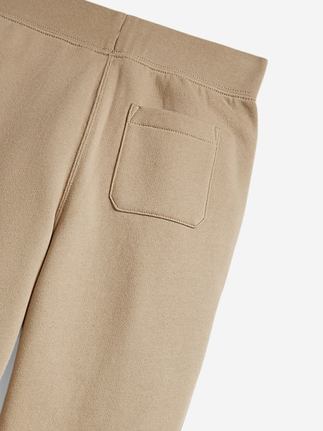 Ralph Lauren Boys Logo Joggers in Beige
