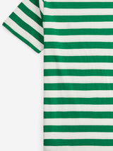 Ralph Lauren Boys Striped Jersey T-Shirt in Green