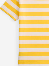 Ralph Lauren Boys Striped Logo T-Shirt in Yellow