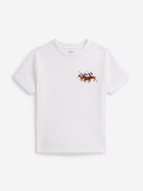 Ralph Lauren Boys Polo Player T-Shirt in White