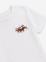 Ralph Lauren Boys Polo Player Jersey T-Shirt in White