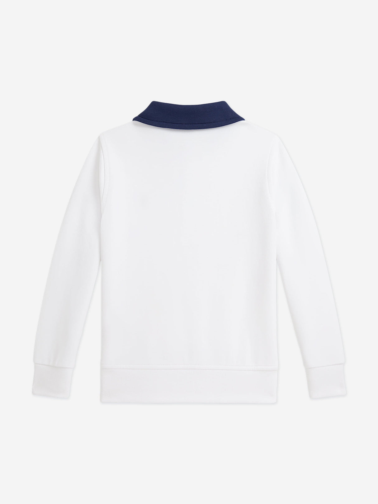 Ralph Lauren Boys Half Zip Sweatshirt in White