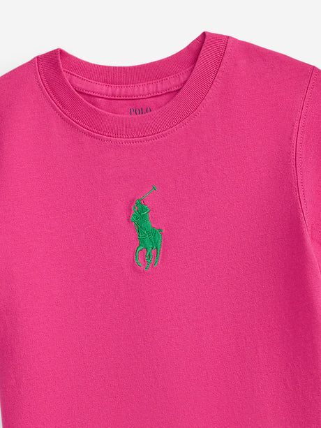 Ralph Lauren Girls Logo T-Shirt in Pink