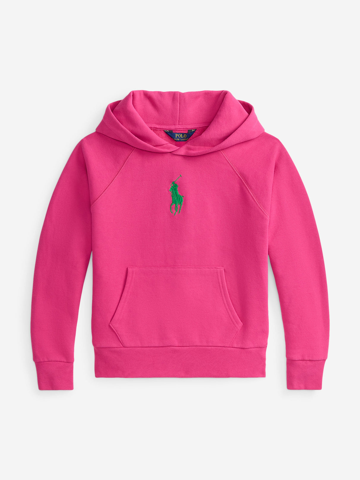 Ralph Lauren Girls Logo Hoodie in Pink