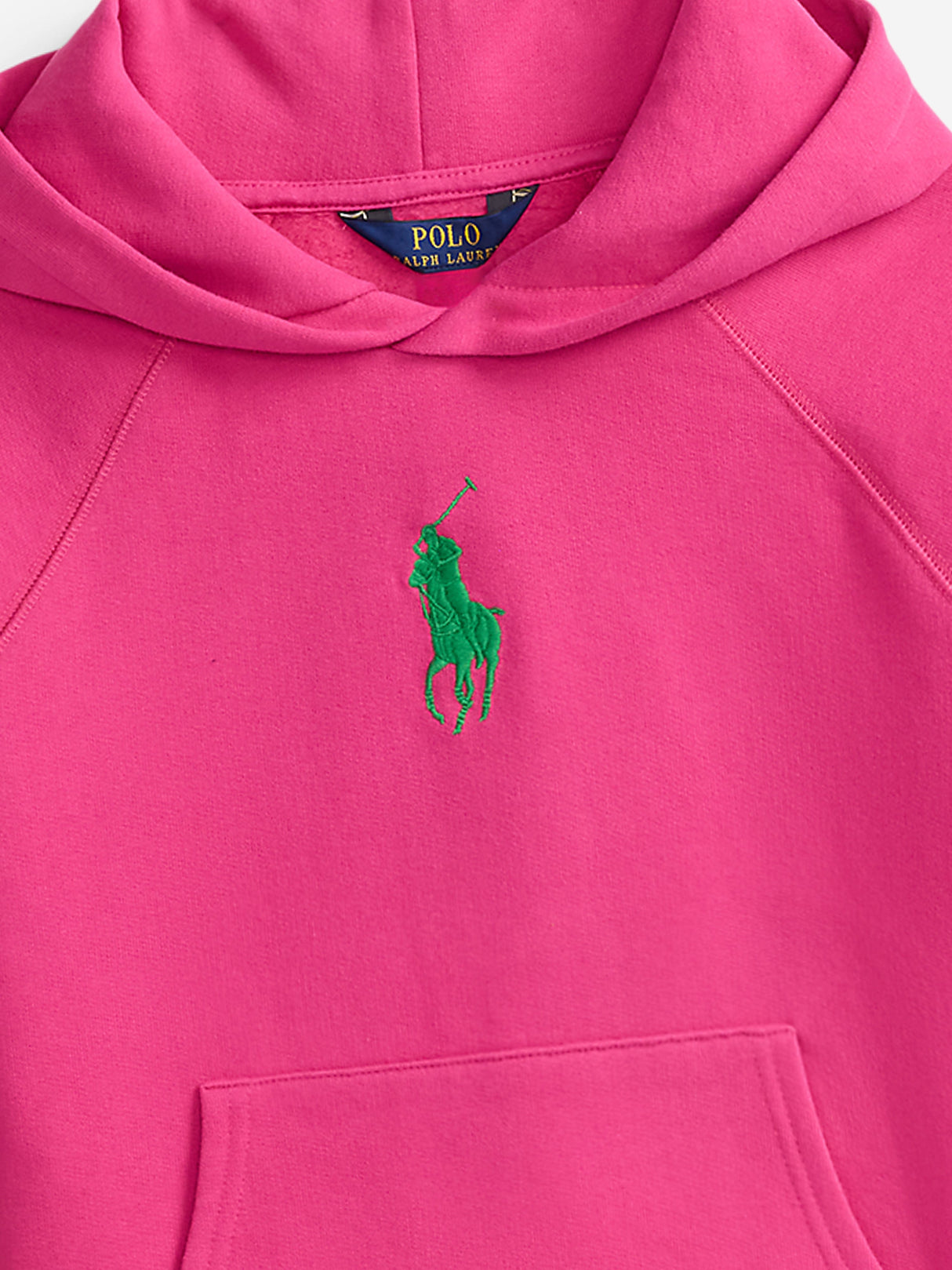 Ralph Lauren Girls Logo Hoodie in Pink