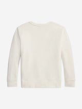 Ralph Lauren Boys Polo Bear Sweatshirt in White