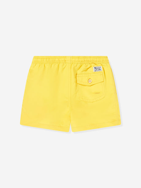 Ralph Lauren Boys Logo Swim Shorts in Yellow