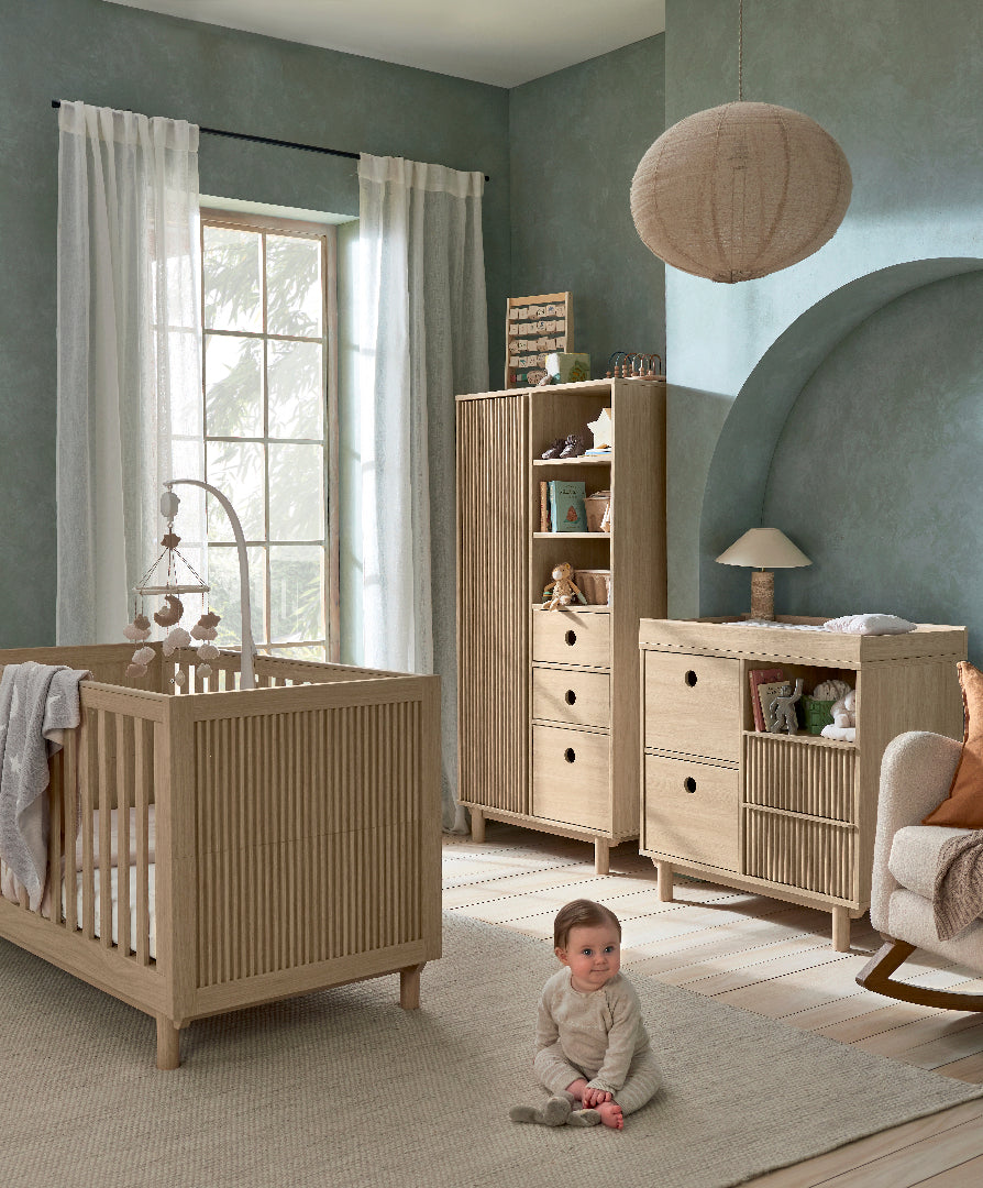 Mamas & Papas Oska 3 Piece Furniture Range, Natural / Oak