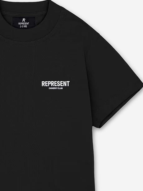 REPRESENT Kids Mini Owners Club T-Shirt in Black