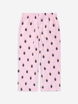 Ralph Lauren Girls Bear Pyjamas Set in Pink