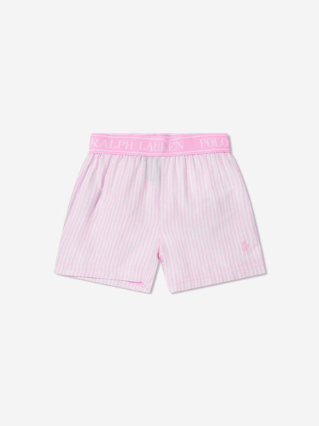 Ralph Lauren Girls Short Pyjama Set in Pink