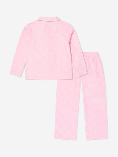 Ralph Lauren Girls Pyjama Set in Pink