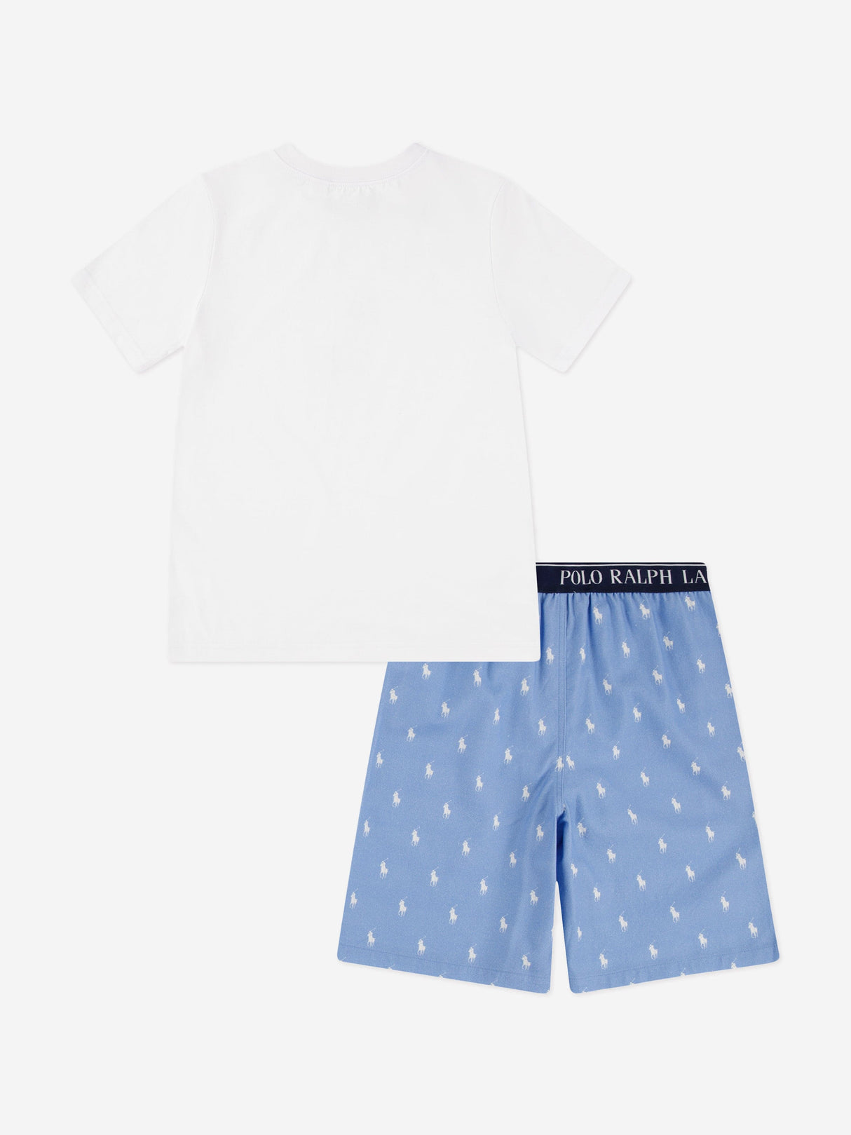 Ralph Lauren Boys T-Shirt and Shorts Pyjama Set in Blue