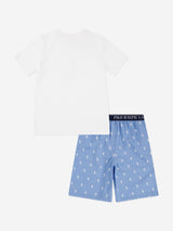 Ralph Lauren Boys T-Shirt and Shorts Pyjama Set in Blue