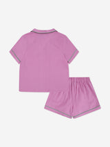 Ralph Lauren Girls Short Pyjamas Set in Pink
