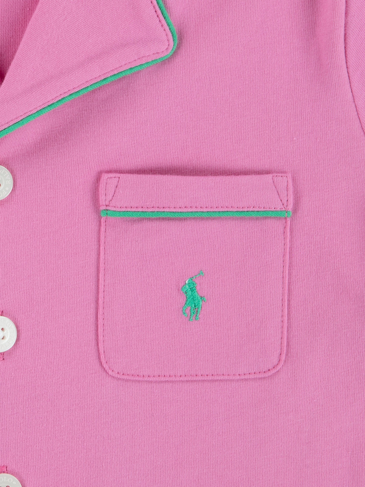 Ralph Lauren Girls Short Pyjamas Set in Pink