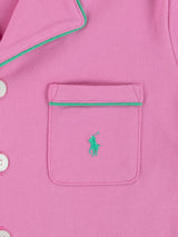 Ralph Lauren Girls Short Pyjamas Set in Pink