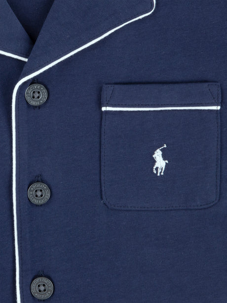 Ralph Lauren Girls Short Pyjamas Set in Navy