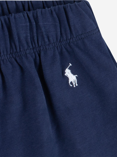 Ralph Lauren Girls Short Pyjamas Set in Navy