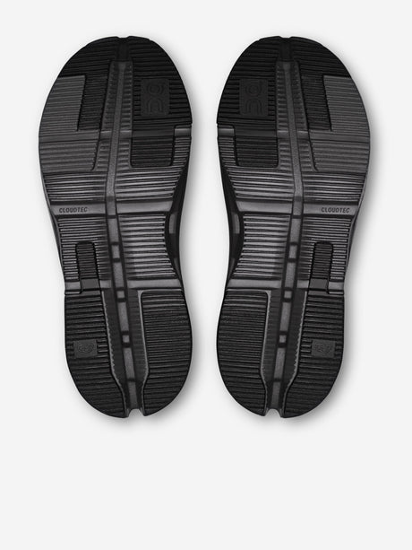 On Running Kids Cloudnova Trainers in Black