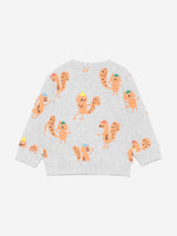 Stella McCartney Baby Boys Squirrels AOP Sweatshirt in Grey