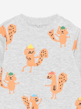 Stella McCartney Baby Boys Squirrels AOP Sweatshirt in Grey