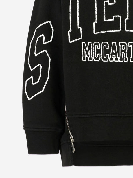 Stella McCartney Girls Logo Sweatshirt in Black