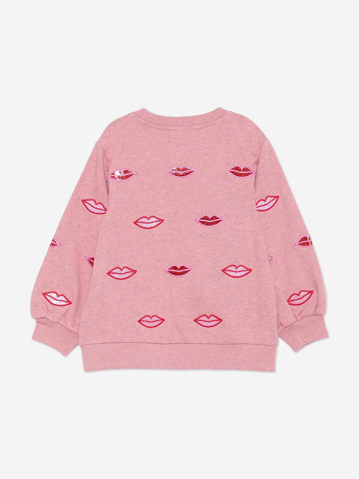 Stella McCartney Girls Lips Sweatshirt in Pink