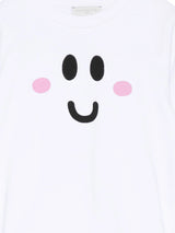 Stella McCartney Girls Face Print Sweatshirt in White