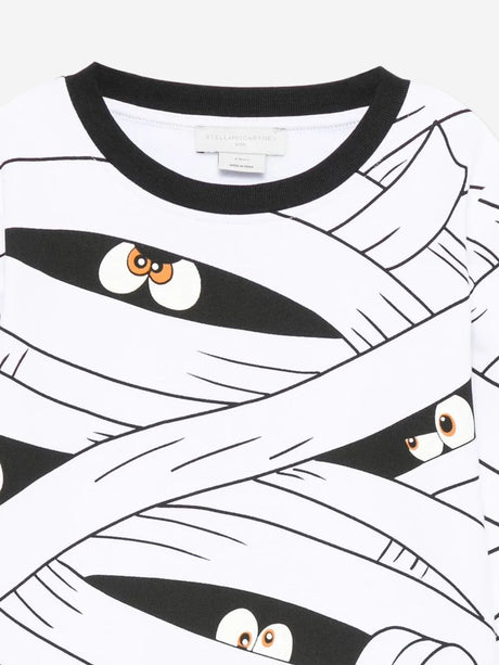 Stella McCartney Boys Mummy AOP Sweatshirt in White