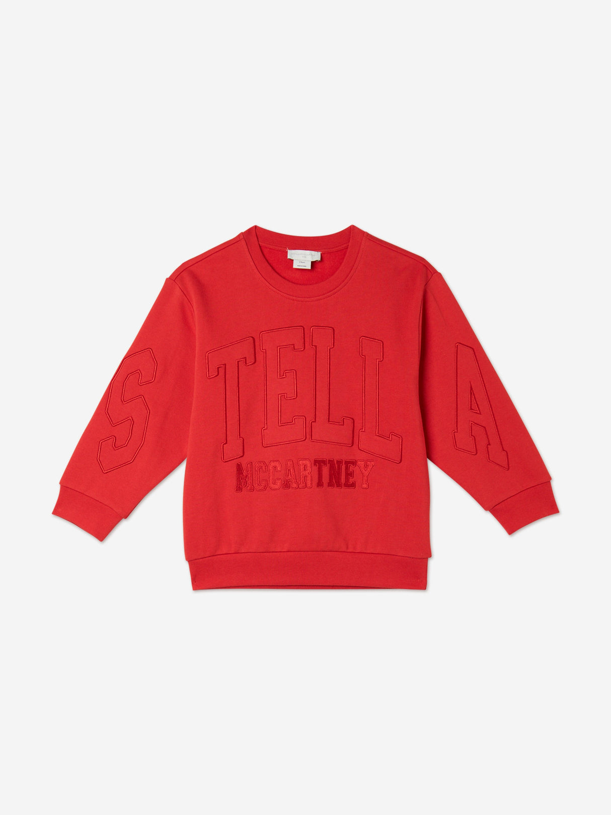 Stella McCartney Boys Logo Sweatshirt in Red