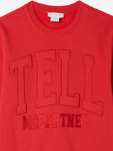 Stella McCartney Boys Logo Sweatshirt in Red