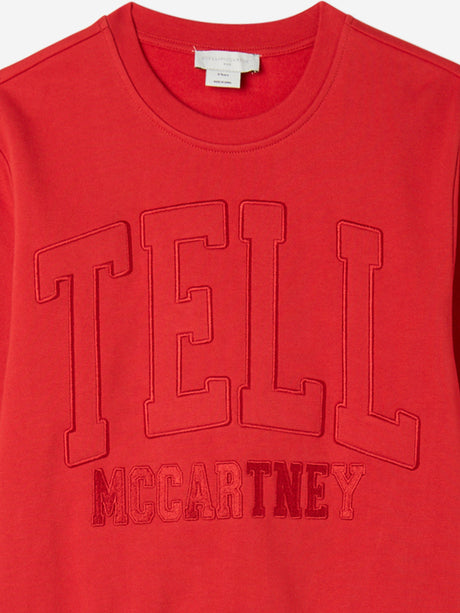 Stella McCartney Boys Logo Sweatshirt in Red