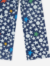 Stella McCartney Girls Wide Leg Star Jeans in Blue